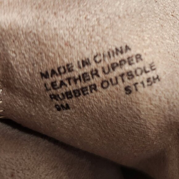 Michael Kors Brown Ankle Boots Size 9 - Picture 5 of 5